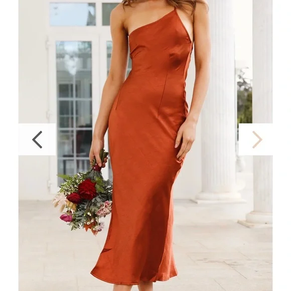Yule Dress - Rust | XS | Billy J Yule Dress - Rust | XS | Billy J